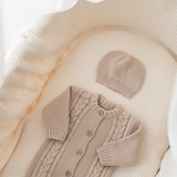 Cable Knit Baby Romper