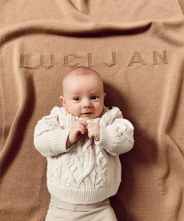 Wool Bear personalizirane baby odeje