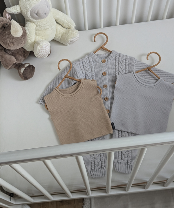 Cable Knit Baby Romper