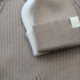 Zimski Merino set puloverja in kape