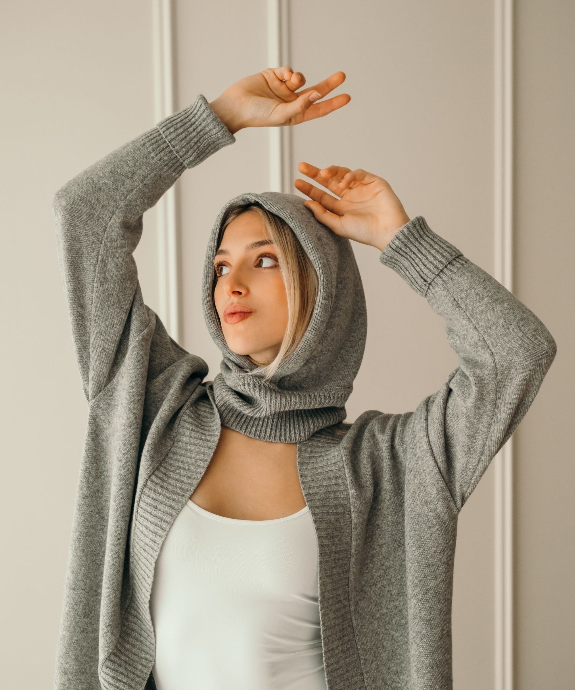 Balaklava iz ekstra-fine volne in kašmirja